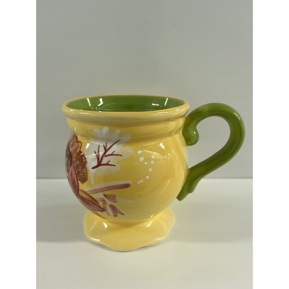 Tracy Porter Lemon Chiffon Collection Hand-Painted Mug